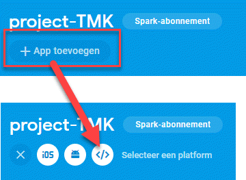 Firebase configuratie